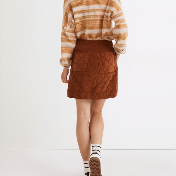 Madewell Corduroy Quilted Mini Skirt - Picture 3 of 6